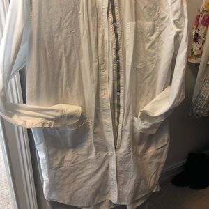 White Shirtdress by T Alexander Wang